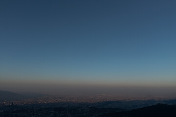 Vista aérea del Parque Bosque Del Valle, San Pedro Garza García, Nuevo León. México