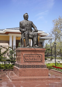 Monument to Nursultan Nazarbayev in Ankara. Turkey