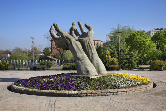 Abdi Ipekci Park in Ankara. Turkey