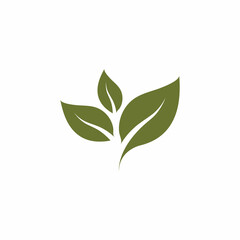 Leaf icon Vector Illustration design Logo template