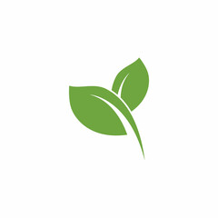 Leaf icon Vector Illustration design Logo template