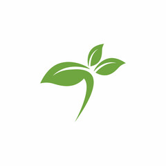 Leaf icon Vector Illustration design Logo template