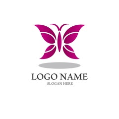 Butterfly logo icon vector design