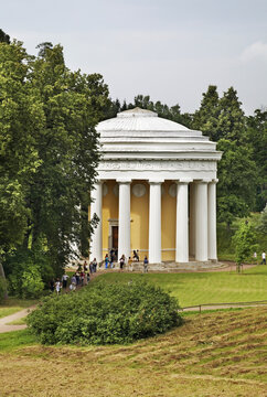 Temple of Friendship in Pavlovsk Palace and Park Ensemble near Saint Petersburg. Russia