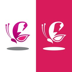 Butterfly logo icon vector design