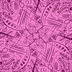 Bright pattern for Valentine's Day. Valentine's day, heart, strokes. Colorful designs for print, clothing and interior decor.