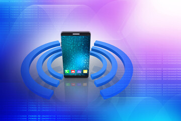 3d rendering mobile phone data
