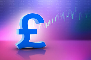 3D rendering euro currency symbol
