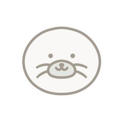 アザラシ　イラスト　かわいい © 恵梨子 岡本
