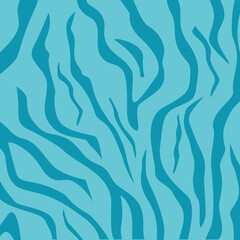 blue square-shaped background with blue tiger print stripes like a tiger