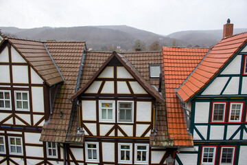 The Town of Bad Sooden Allendorf in the Werra Valley in Germany