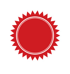 classic blank red document award certificate seal