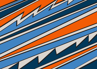 Abstract background with slash, stripe and zigzag lines pattern