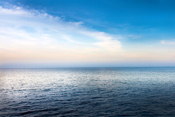 blue sky and sea
