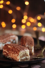 mini bûche tiramisu