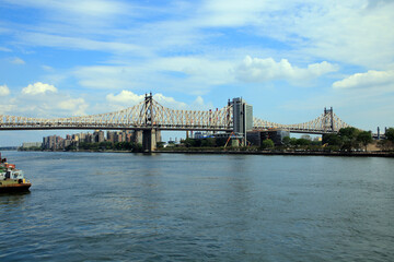 Fototapeta na wymiar Bridge, Queensboro Bridge, New York City, New York, USA