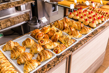 Delicious Bakery Bread Patisserie Coffee Food Menu Gourmet Meal Sweet Dessert Chocolate Strawberry...