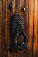 doorknob of an old door