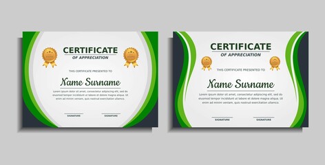 achievement award certificate design template