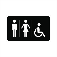 Toilet icon sign vector illustration. vector eps 10