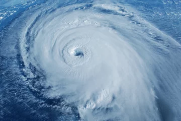 Foto op Plexiglas Orkaan, tornado vanuit de ruimte. Elementen van deze afbeelding geleverd door NASA © Artsiom P