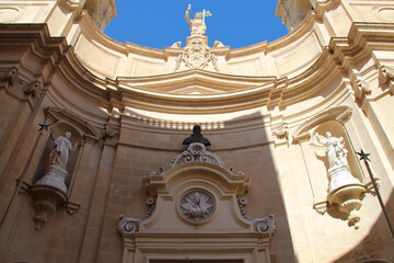 Fototapeta na wymiar saint-dominique basilica in valletta (malta) 