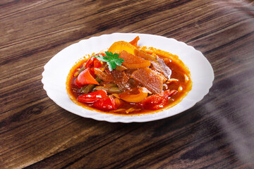Most Popular and delicious Asian Soup Lagman 