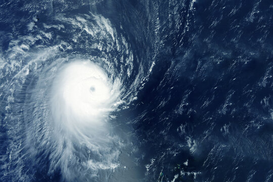 Hurricane, tornado from space. Elements of this image furnished by NASA