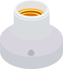 bulb receptacle e27 vector