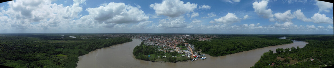 Foto aérea panorâmica  - Bragança / PA