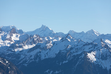 Fototapeta na wymiar Ausblick Alpen