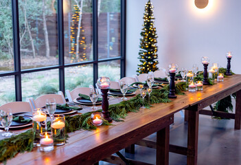 table setting for wedding party