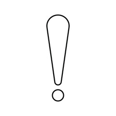 Exclamation danger sign. attention sign icon. Hazard warning attention sign. eps 10