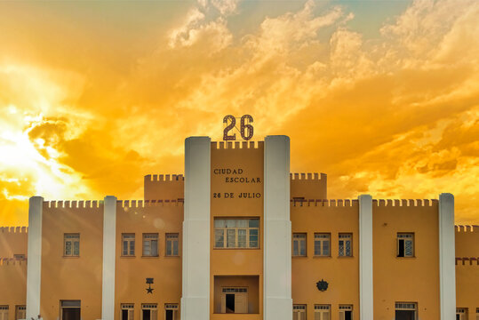 Moncada Barracks in Santiago de Cuba, Cuba
