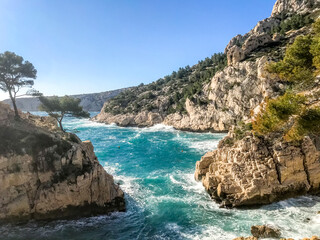 Fototapeta premium Calanques, creeks of marseille