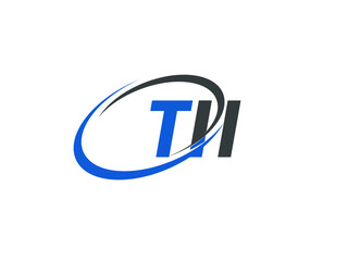 TII letter creative modern elegant swoosh logo design