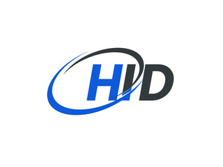 HID letter creative modern elegant swoosh logo design
