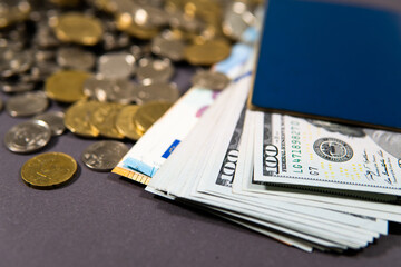 money for vacation is stored in the passport