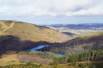 Lac d'Ibardin, dans les Pyrénées, au Pays Basque