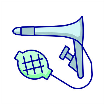 Anoscopy, Surgical anoscope, color icon