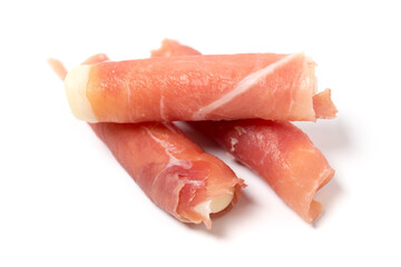 Rohschinkenröllchen mit Käse