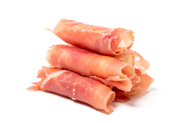 Rohschinkenröllchen mit Käse