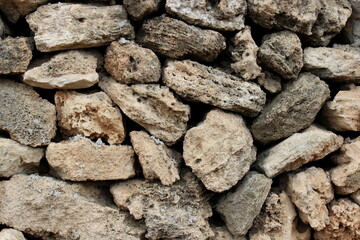 Steinmauer, Steine, Struktur. Steintextur, Hintergrund