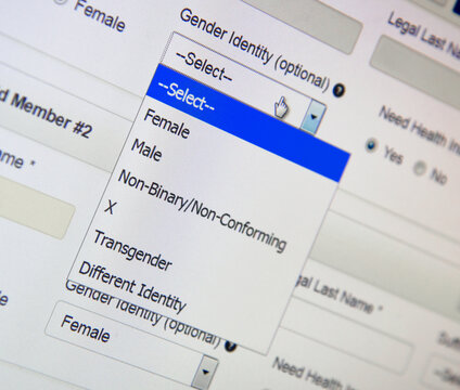 Online Gender Identity Form