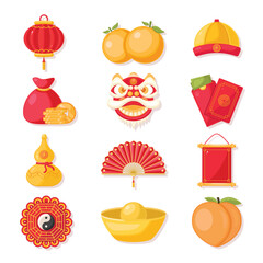 chinese new year vector element