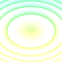 Abstract rippled circle background. content area. 3d rendering.