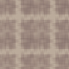 Darned squares seamless pattern. The pattern of intersecting small lines 
resembles a patchwork patch