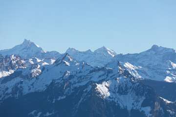 Plakat Ausblick Alpen