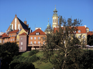 Naklejka premium Old Town, Warsaw, Poland, Europe