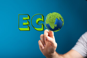 Grass growth ECO letters isolated